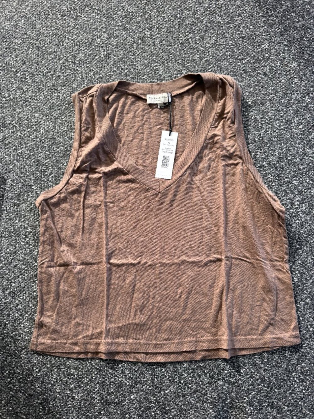 Michael Starts Tank Top in Brown
